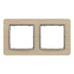 Schneider Sedna Elements SDD380802U kettes keret nyír 2-es sorolás