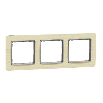   Schneider Electric SDD380803 3-as nyír keret, vízszintes és függőleges elhelyezéssel, IP20 és IP44 szerelvényekhez (Sedna Elements)