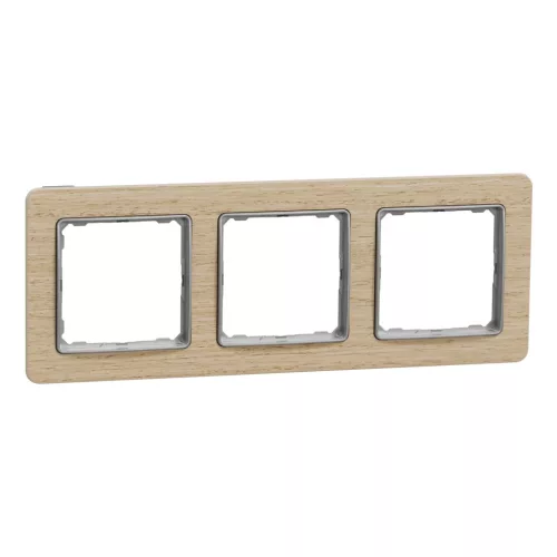 Schneider Sedna Elements SDD380803U hármas keret nyír 3-as sorolás