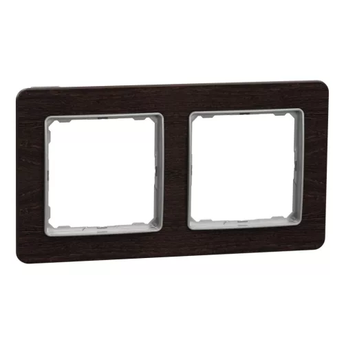 Schneider Sedna Elements SDD381802U kettes keret wenge 2-es sorolás