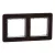 Schneider Sedna Elements SDD381802U kettes keret wenge 2-es sorolás