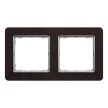 Schneider Sedna Elements SDD381802U kettes keret wenge 2-es sorolás