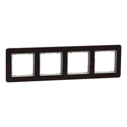 Schneider Sedna Elements SDD381804U négyes keret wenge 4-es sorolás