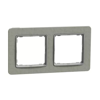   Schneider Electric SDD390802 2-es cement keret, vízszintes és függőleges elhelyezéssel, IP20 és IP44 szerelvényekhez (Sedna Elements)
