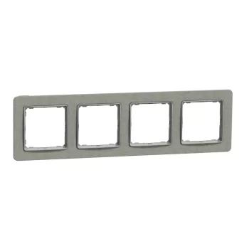   Schneider Electric SDD390804 4-es cement keret, vízszintes és függőleges elhelyezéssel, IP20 és IP44 szerelvényekhez (Sedna Elements)