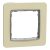 Schneider Electric SDD392801 1-es homokkő keret, IP20 és IP44 szerelvényekhez (Sedna Elements)