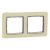 Schneider Electric SDD392802 2-es homokkő keret, vízszintes és függőleges elhelyezéssel, IP20 és IP44 szerelvényekhez (Sedna Elements)