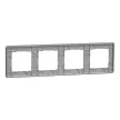Schneider Sedna Elements SDD392804 négyes keret homokkő 4-es sorolás
