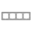 Schneider Sedna Elements SDD392804 négyes keret homokkő 4-es sorolás