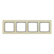 Schneider Sedna Elements SDD392804 négyes keret homokkő 4-es sorolás