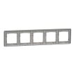 Schneider Electric SDD392805 5-ös homokkő keret, vízszintes és függőleges elhelyezéssel, IP20 és IP44 szerelvényekhez (Sedna Elements)