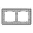Schneider Sedna Elements SDD393802 kettes keret hamuszürke 2-es sorolás