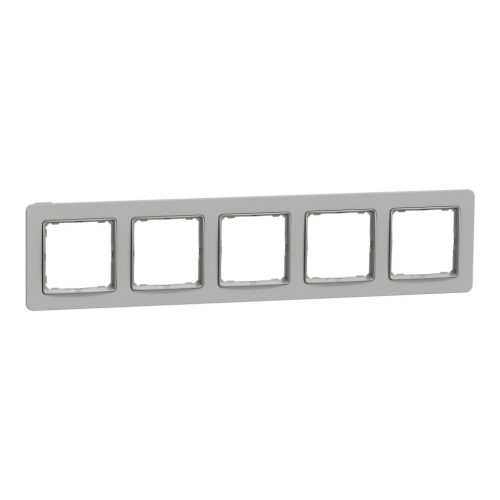 Schneider Electric SDD393805 5-ös hamuszürke keret, vízszintes és függőleges elhelyezéssel, IP20 és IP44 szerelvényekhez (Sedna Elements)