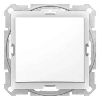   Schneider Electric Sedna SDN0100321 vízmentes egypólusú kapcsoló (101), fehér burkolattal. keret nélkül, süllyesztett, (IP44) 10A 250V ( SDN0100321 ).