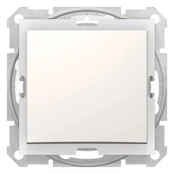   Schneider Electric Sedna SDN0100323 vízmentes egypólusú kapcsoló (101), krém burkolattal. keret nélkül, süllyesztett, (IP44) 10A 250V ( SDN0100323 ).