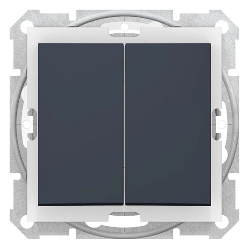 Schneider Electric Sedna SDN0300470 vízmentes csillárkapcsoló (105), grafit burkolattal. keret nélkül, süllyesztett, (IP44) 10A 250V ( SDN0300470 ).