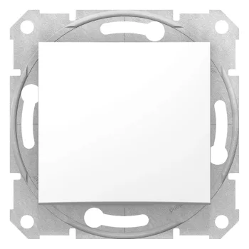   Schneider Electric Sedna SDN0400121 váltókapcsoló (106), fehér burkolattal. keret nélkül, süllyesztett, 10A 250V ( SDN0400121 ).