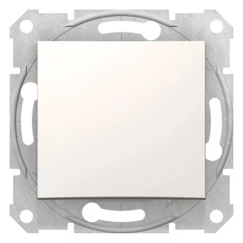   Schneider Electric Sedna SDN0400123 váltókapcsoló (106), krém burkolattal. keret nélkül, süllyesztett, 10A 250V ( SDN0400123 ).