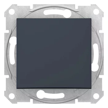   Schneider Electric Sedna SDN0400170 váltókapcsoló (106), grafit burkolattal. keret nélkül, süllyesztett, 10A 250V ( SDN0400170 ).