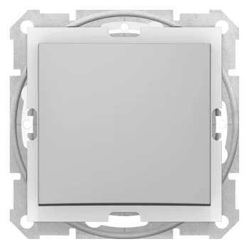   Schneider Electric Sedna SDN0400560 vízmentes váltókapcsoló (106), aluminium burkolattal. keret nélkül, süllyesztett, (IP44) 10A 250V ( SDN0400560 ).