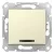 Schneider Electric Sedna SDN0501147 keresztkapcsoló (107), bézs burkolattal. keret nélkül, süllyesztett, kék jelzőfénnyel, 10A 250V ( SDN0501147 ).
