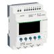 Schneider SR2B121BD LCD kijelzős, 12 I/O, 4 analóg bemenet, relés, óra, 24VDC