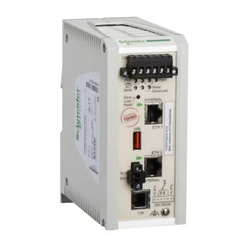   Schneider Electric TCSEFEC23FCF21 ConneXium ipari Ethernet tűzfal/router, TX/MM