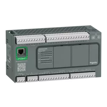   Schneider Electric TM200CE40R Modicon M200 Easy PLC, 40 I/O1xRS485, 1xEthernet, relés kimenet, 230 VAC