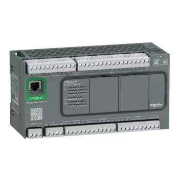   Schneider Electric TM200CE40T Modicon M200 Easy PLC, 40 I/O1xRS485, 1xEthernet, tranzisztoros kimenet (source), 24 VDC