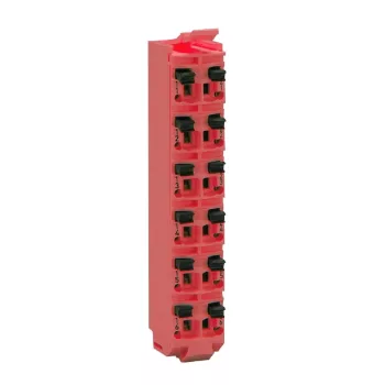   Schneider Electric TM5ACTB52FS Modicon TM5 biztonsági I/O bővítő, sorkapocs blokk, 12 érintkezős, 10 A, 24 VDC, rugós