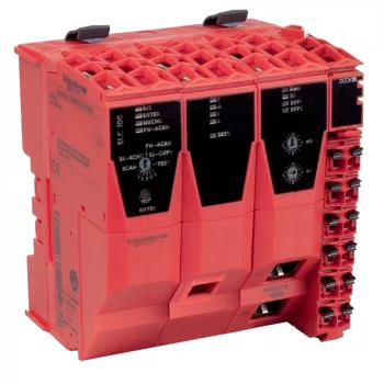   Schneider Electric TM5CSLC100FS Modicon TM5 biztonsági vezérlő, SIL3/PLe, 20 biztonsági körhöz, Sercos III
