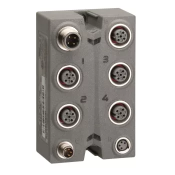Schneider TM7BAI4VLA IP67 IO modul 4 AI/12 bits, +/-10V/M12