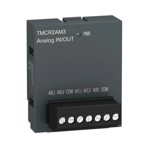 Schneider Electric TMCR2AM3 Modicon TMC bővítőmodul, 2AI+1AO