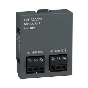   Schneider Electric TMCR2AQ2C Modicon TMC bővítőmodul, 2AO, 4-20mA