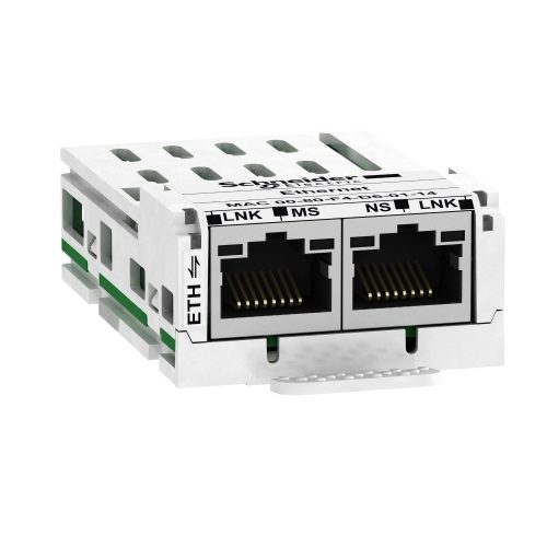 Schneider VW3A3616 Altivar frekvenciaváltó kiegészítő, Kommunikációs modul, Modbus tCP/IP - Ethernet tCP/IP, 2xRJ45, ATV320 hajtáshoz