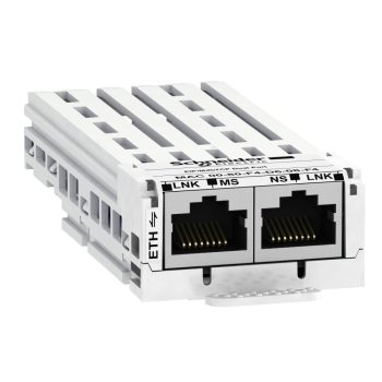   Schneider VW3A3720 Altivar frekvenciaváltó kiegészítő, Kommunikációs modul, Ethernet/IP-Modbus tCP/IP, 2xRJ45, ATV600 frekvenciaváltóhoz