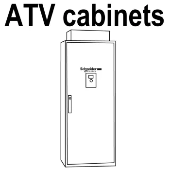   Schneider VW3A7101 Altivar frekvenciaváltó kiegészítő, fékvezérlő egység ATV900 frekvenciaváltóhoz, 1 Ohm, 200kW, IP20, 400VAC