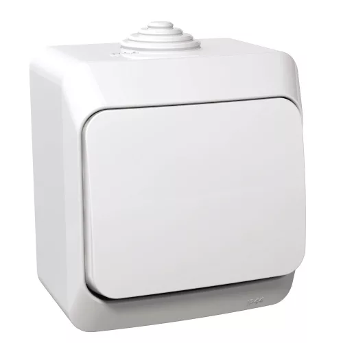 Schneider Electric Cedar Plus WDE000560 falon kívüli váltókapcsoló – 16 AX, 250 V AC – IP44 – fehér színben