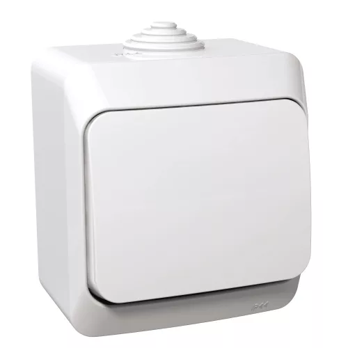 Schneider Electric Cedar Plus WDE000570 falon kívüli keresztkapcsoló – 16 AX, 250 V AC – IP44 – fehér színben