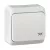 Schneider Electric Prima WDE001013 falon kívüli egypólusú nyomógomb lámpajellel – 10 A, 250 V AC – IP20 – fehér színben