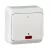 Schneider Electric Prima WDE001021 falon kívüli kétpólusú kapcsoló jelzőfénnyel – 10 AX, 250 V AC – IP20 – fehér színben