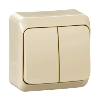   Schneider Electric Prima WDE001150 csillárkapcsoló (105), krém, komplett szerelvény, falon kívüli 10A 250 ( WDE001150 ).