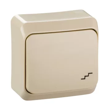 Schneider Electric Prima WDE001160 falon kívüli váltókapcsoló – 10 AX, 250 V AC – IP20 – krém színben