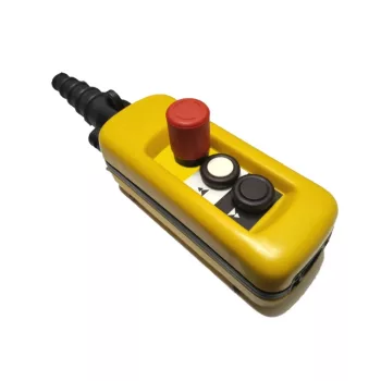   Schneider XACA29131 Harmony XACA függőkapcsoló 2 kétfokozatú nyomógomb, mechanikus retesz, 1NC+2NO érintkező+vészg. (3NC)
