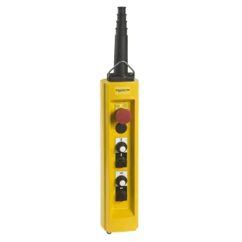   Schneider XACB4933 Harmony XACB 4 nyomógomb, mechanikus retesz, 3 pólus, +vészgomb, 3kW