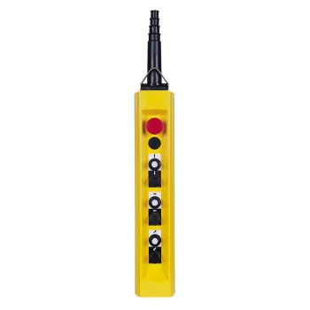   Schneider XACB6913 Harmony XACB 6 nyomógomb, mechanikus retesz, 2 pólus, +vészgomb, 2,2kW