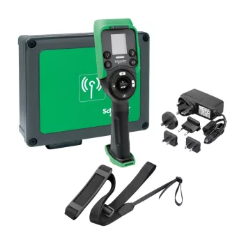   Schneider XARSK8D18H Harmony eXLhoist vezetéknélküli daruvezérlő kit (kábel+töltő+címke+vevő) 24-48VAC/DC, 18I+20O, 6+2 nyomógomb+kijelző