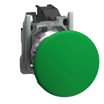   Schneider XB4BC31GEX Harmony ATEX DG komplett nyomógomb, Ø22, gomba fejű, zöld