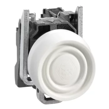   Schneider XB4BPS11EX ATEX komplett nyomógomb fehér, színes védőspkával 1 záró érintkező (Harmony XB4BPS11EX)