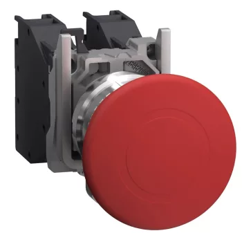   Schneider XB4BT845GEX Harmony ATEX DG komplett vészkapcsoló 40mm fej, Ø22, 1NO+1NC, húzásra kioldó, piros
